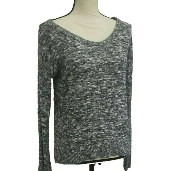 American Eagle Outfitters Womens Sweater Size S/P Heathered Gray - Picture 2 of 12